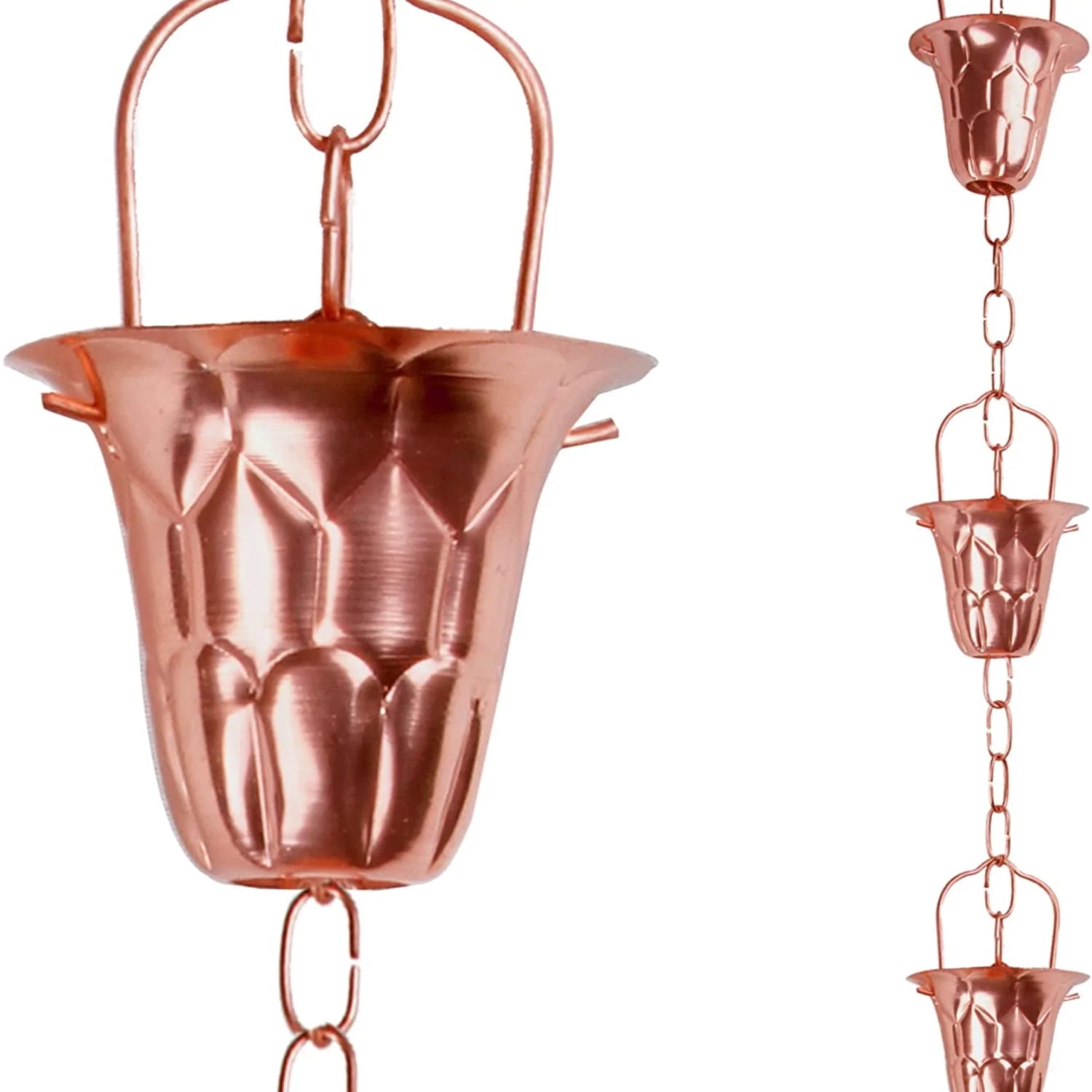 Rain Chain Copper Rain Chain for Downspouts Rain Chains for Gutters