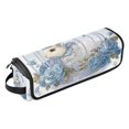 thumbnail image 2 of Hair Tool Organizer Bag with Heat Resistant Mat Removable Travel Storage Case for Hot Air Brushes Curling Irons Rabbit Inside Glass Basket, 2 of 8