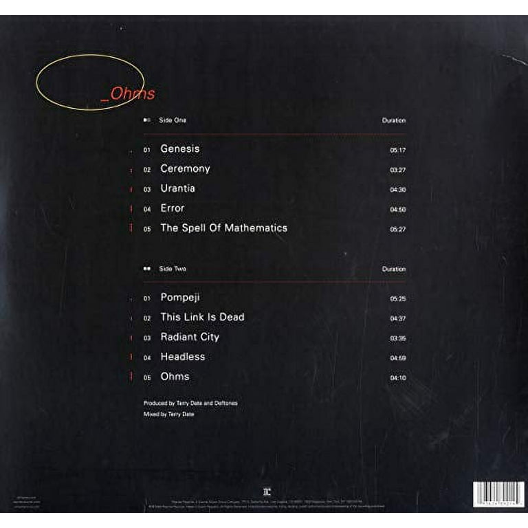 Deftones - Ohms - Vinyl 
