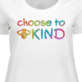 thumbnail image 4 of Inktastic Choose to Be Kind Colorful Bee Women's Plus Size T-Shirt, 4 of 5