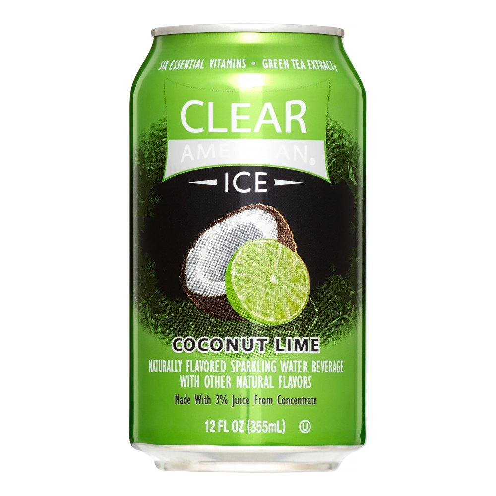 Clear American Ice Coconut Lime Sparkling Water, 12 Fl. Oz., Walmart