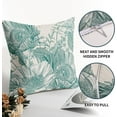 thumbnail image 6 of Vintage Flowers Pillow Covers 20x20 Inch Set of 2 Teal Floral Leaves Decorative Square Throw Pillows for Couch Rustic Square Pillow Cases Home Decor for Living Room Sofa Porch Outdoor, 6 of 6
