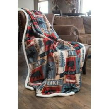 Lake Plush Throw