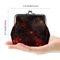 thumbnail image 2 of Spider Web Stylish Coin Purse with 0.7 Microfiber Material and Zinc Alloy Jaws - Size 4.3x4.7 in/11x12 cm | Durable and Spacious Wallet for Women | Black, 2 of 7