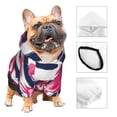 thumbnail image 4 of Bingfone Pink Flamingos Dog Clothes Hoodie, Pet Winter Coat,Puppy Sweatshirts For Small Dogs Boy Girl,Suitable For All Breeds-Xx-Large, 4 of 9