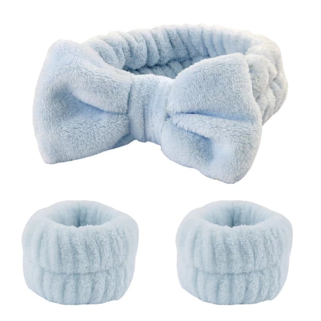 Bonita banda de peluche para lavarse la cara, banda para el cabello, mascarilla de maquillaje, funda a prueba de humedad, artefacto, toalla, anillo para el cabello, cuerda para la cabeza para mujer