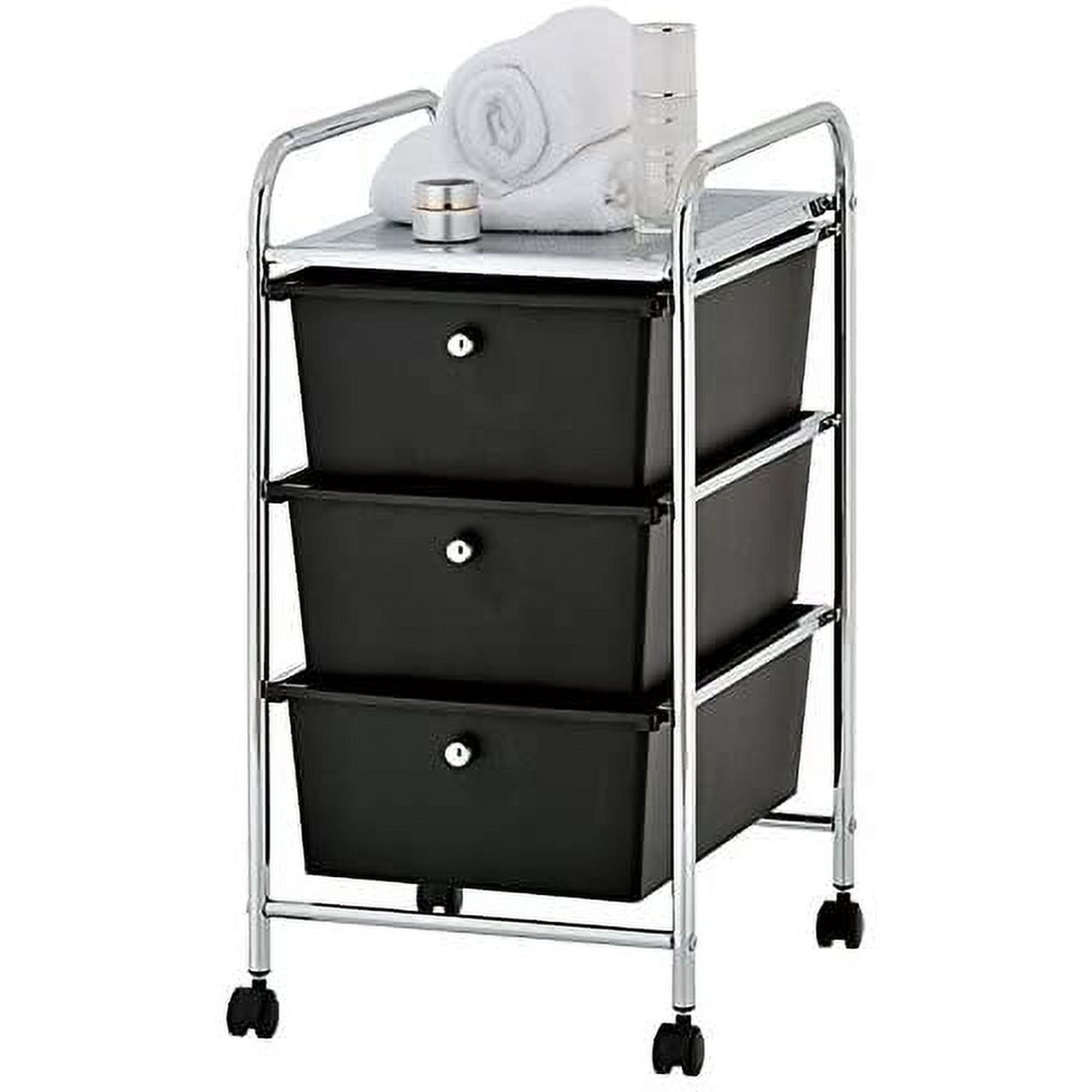 Urban Shop 3 Tier Rolling Storage Cart