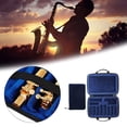 thumbnail image 2 of Woodwind Mouthpiece Case Saxophone Mouthpieces storage Box Oxfords Cloth Clarinet Mouthpieces Case Handbag Easy to Carry, 2 of 9