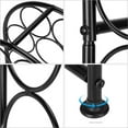 thumbnail image 4 of SortWise 23 Bottles Arched Free-Standing Metal Wine Rack with Adjustable Foot Pads, 4 of 6