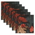 thumbnail image 6 of Qxltty Fallen Leaves Napkins 20×20in Perfect for Parties Dinners Weddings Cocktail Housewarming Cloth Napkins Set of 6, 6 of 8