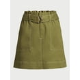 thumbnail image 6 of Free Assembly Women’s Paperbag Waist Mini Skirt, Sizes S-XXL, 6 of 8