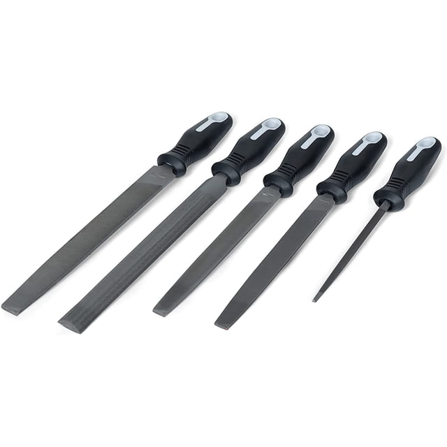 Nicholson Crescent Nicholson 5 Pc General Purpose File Set with Ergonomic Handles - 22040HNNN