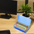 thumbnail image 6 of BiFandian Large Capacity Pencil Box, Clear Plastic Pencil Case Boxes, Hard Pencil Case Crayon Box with Snap-tight Lid, Stylish Office Supplies Storage Organizer Box, 6 of 6