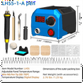 thumbnail image 2 of , Wood Burning Tool, Digitally Adjustable Temperature Wood Burner Kit, Wood Burner Tool Kit US Plug, 2 of 6