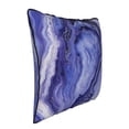 thumbnail image 3 of Velvet Rimmed Pillowcase Is Not Easy To Open Line Deformation Invisible Zipper Opening And Closing Only Pillowcase Does Not Contain Pillow Core Blueviolet Marble_3 18"X18", 3 of 8