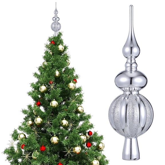 IMIKEYA Plastic Tree Finial Ornament for Christmas Tree 1Set
