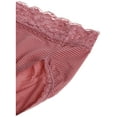 thumbnail image 5 of Vanity Fair Womens Flattering Lace Hi-Cut Brief, 9, Black, 5 of 6