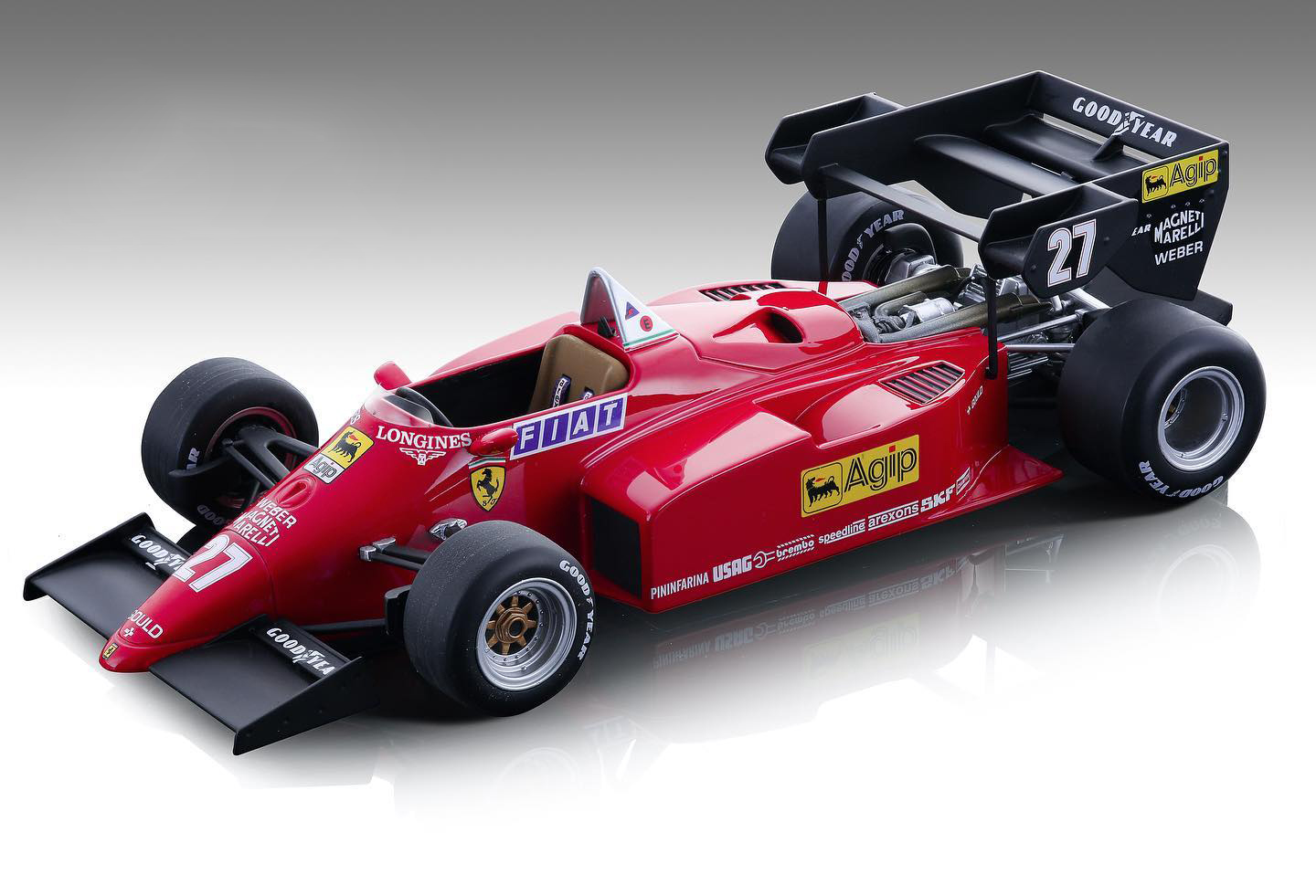 Ferrari 126 C4M2 27 Michele Alboreto "Agip" Formula One F1 European