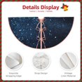thumbnail image 5 of Kll Blue Glitter Retro Christmas Tree Skirt 48",Party Decorations Farmhouse For Christmas Decorations Holiday Party, 5 of 8