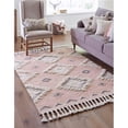 thumbnail image 1 of Unique Loom 3146927 5 x 8 ft. Mesa Rectangular Rug, Pink, 1 of 2