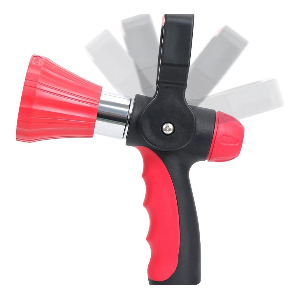 Professional Firefighter Design Garden Hose Nozzle With Big Control Handle And Sturdy Aluminum Build