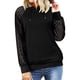 thumbnail image 1 of ICHUANYI Clearance Women Fall Lace Long Sleeve Hoodie Splicing Pockets Hooded Sweatshirts Coat Tops ICHUANYI "ICHUANYI", 1 of 6