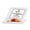 White, variant on Impresserve 16" x 11" Clear Plastic Serving Trays, Rectangular Disposable Food Platters for Parties and Events, 4 Count