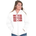 thumbnail image 3 of Betty Boop Girl Power On Repeat Zip Hoodie Sweatshirt Women Brisco Brands M, 3 of 6