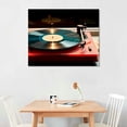 thumbnail image 2 of Nawypu Music Canvas Wall Art Vinyl Record Player Pictures Poster Print - For Living Room Bedroom Modern Wall Art Decor Painting, 2 of 4