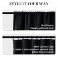 thumbnail image 6 of TOPICK Black Blackout Curtains for Bedroom Thermal Insulated Drapes for Living Room Home Office Rod Pocket Curtains Set of 2 Panels Each 30"W x 84"L, 6 of 12