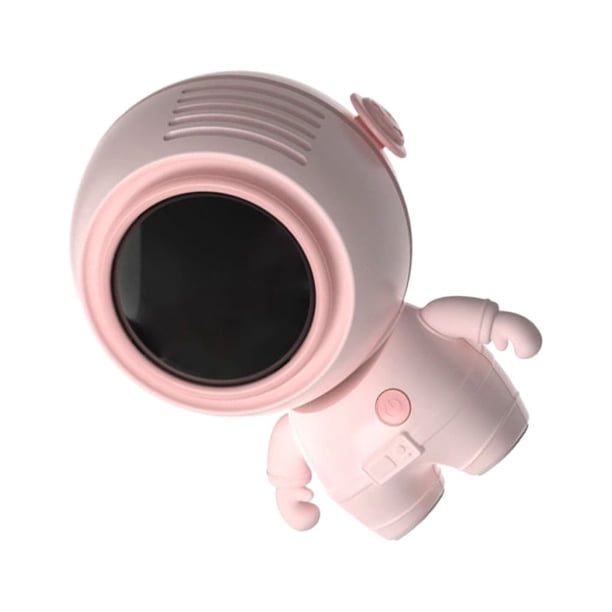 Injueey Astronaut Plastic Neck Hanging Fan Portable Running Quiet 900mAh Motor Cute Brushless for Camping Cooling Fans Type2