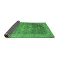 thumbnail image 2 of Ahgly Company Indoor Round Oriental Emerald Green Industrial Area Rugs, 6' Round, 2 of 4