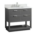 thumbnail image 2 of Avanity ALLIE-VS37-TGS-C Allie 37" Free Standing Single Basin Vanity Set - Grey, 2 of 6