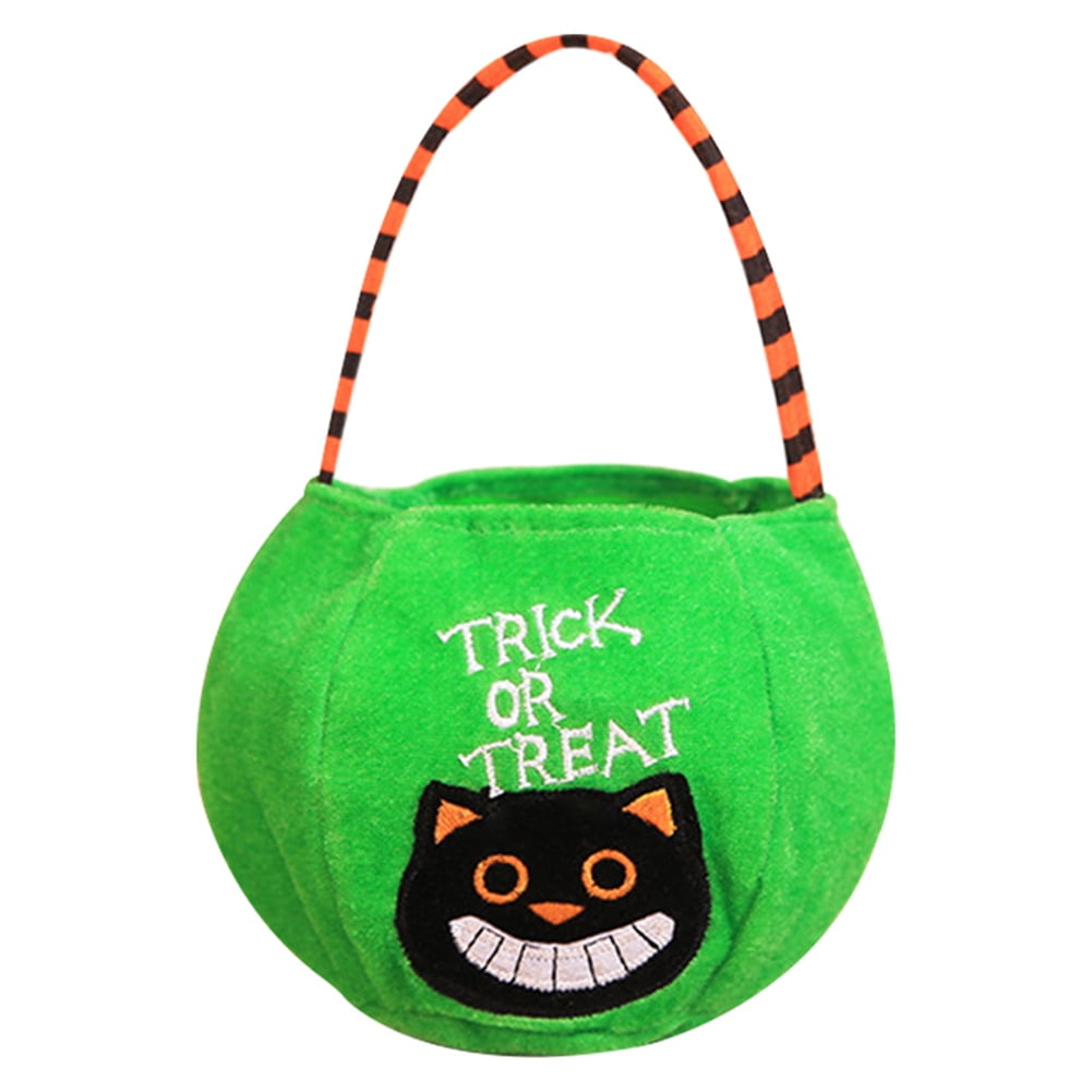 Halloween Treat Bags Candy Bags Goody Kids Trick Treat Portable Cat New