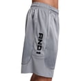 thumbnail image 4 of AND1 Men's and Big Men's All Court Colorblock Short, 9" inseam, up to Size 5XL, 4 of 7