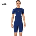 thumbnail image 2 of DIVE SAIL Traje de buceo 3MM Pantalones cortos de manga corta resistentes al desgaste Traje de neopreno Servicio prolongado Sensación de cuerpo fresco Accesorio de surf femenino azul marino XXL Scienceny OD019360-18, 2 of 7
