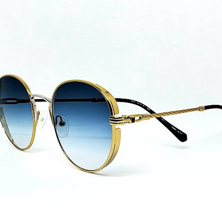 Porta Romana Sunglasses with Gold Frame and BLUE Lenses PORTA ROMANA SUNGLASSES 1233 GOLD PLATED BLUE | eBay main image 4