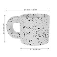 thumbnail image 4 of Zcyifa Aesthetic Ceramic Coffee Mug with Handle and Black Dots - 300ML, 4 of 10