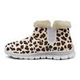 thumbnail image 4 of Whosucclay Flannel Womens and Girl Snow Boots Ankle Booties Waterproof Winter Boots Slip on Fashion Boots No Slip Boots, 4 of 6