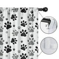 thumbnail image 4 of Blackout Kids Curtains,Grey Dog Paw Footprint Childrens Insulated Curtains Set Of 2,Bedroom Essentials,Toddler Room Decor 42x54in(106x137cm), 4 of 4