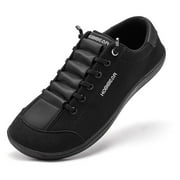 HOBIBEAR Barefoot Minimalist Shoes Womens Mens | Zero Drop | Wide Width Canvas Slip-on Shoes
