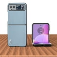 thumbnail image 6 of SaniMore for Motorola Razr 40 (6.9" 2023) Case, Weai-resistant Durable PU Leather Skin Shockproof Drop Resistant Anti-scratch PC Backplane Slim Lightweight Cover for Motorola Razr 40, Blue, 6 of 6