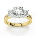 thumbnail image 6 of 3.40 Ct Brilliant Round Cut Diamond Bridal Rings Solid 18K Yellow Gold, 6 of 6