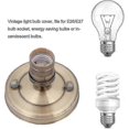 thumbnail image 3 of E26/e27 Screw Ceiling/wall Light Base Holder, Vintage Industrial Ceiling Lamp Base, 3 of 4