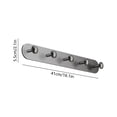 thumbnail image 3 of Magnetic Door Hook No Drill Installation | 5 Spherical Hooks for Keys, Coats, Bags | Alloy Wall Mount Storage Organizer for Entryway & Bedroom, 3 of 6