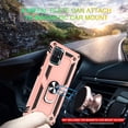 thumbnail image 6 of Samsung Galaxy A51 Case, with HD Screen Protector, Dual Guard Protection Series Case with Portable Magnetic Ring Stand for Samsung A51, Rose Gold, 6 of 15