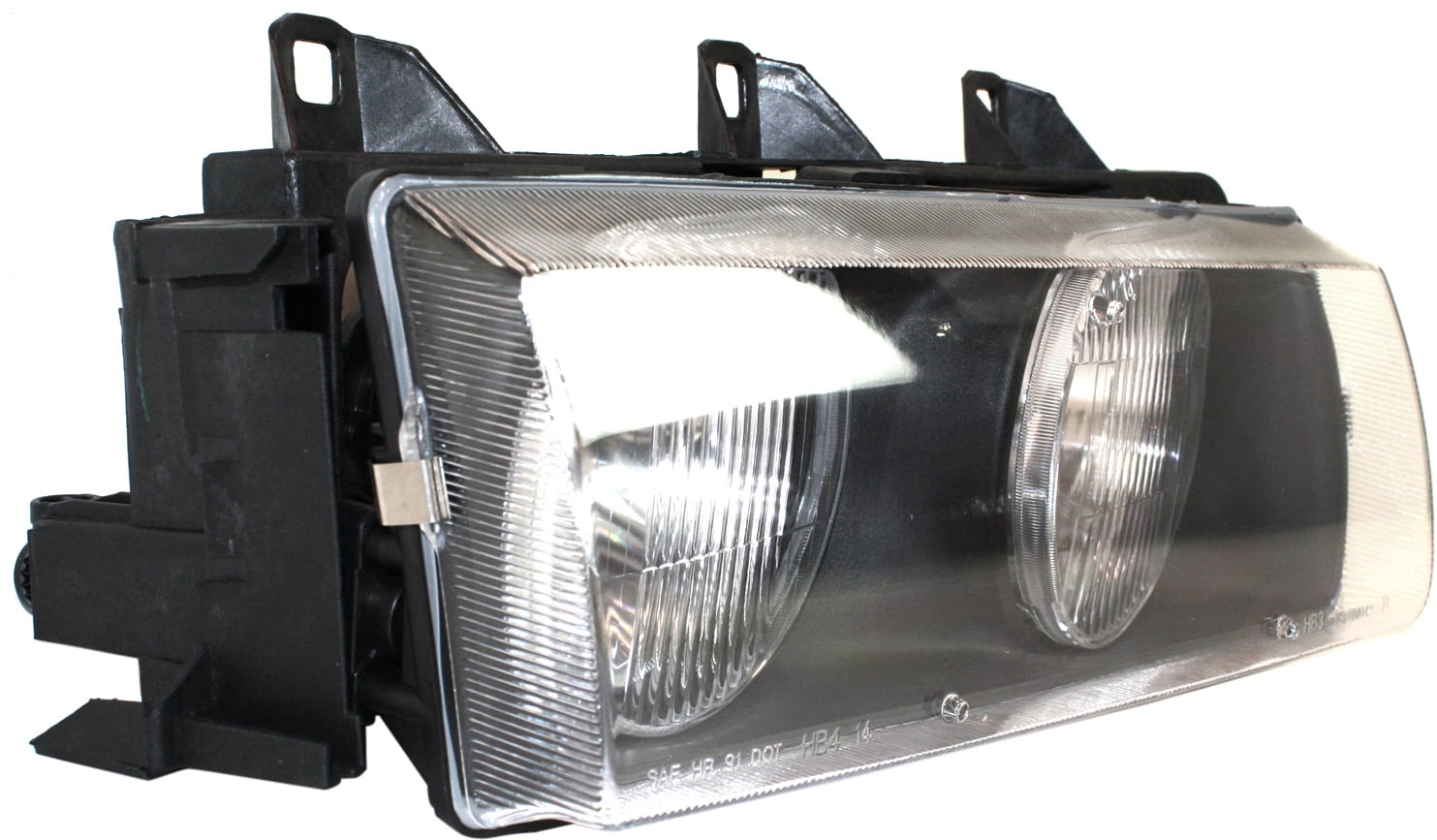 Headlight Compatible With 1992-1995 BMW 320i 1994-1999 M3 Right Passenger Halogen With bulb(s)