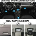 thumbnail image 3 of 3X Dash Cam OBD Hardwire Kit, Dash Camera USB Type C Hardwire Kit with OBD Power Cable for Dashcam 12-24V to 5V/3A, 3 of 6