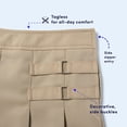 thumbnail image 4 of French Toast Girls Size' Two-Tab Pleated Scooter, Navy, 16.5 Plus, 4 of 9