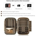 thumbnail image 5 of CAMPARK Trail Camera with SD Card 24MP 1080P Game Hunting Camera with Night Vision Waterproof, 5 of 9